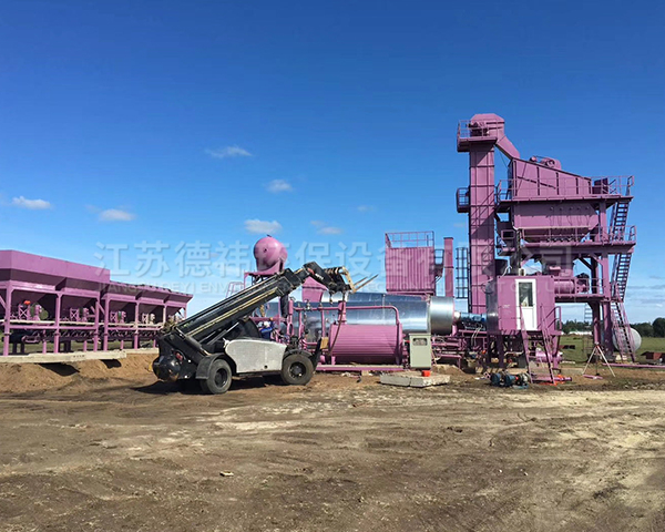 文莱沥青搅拌站兰炭烘干机