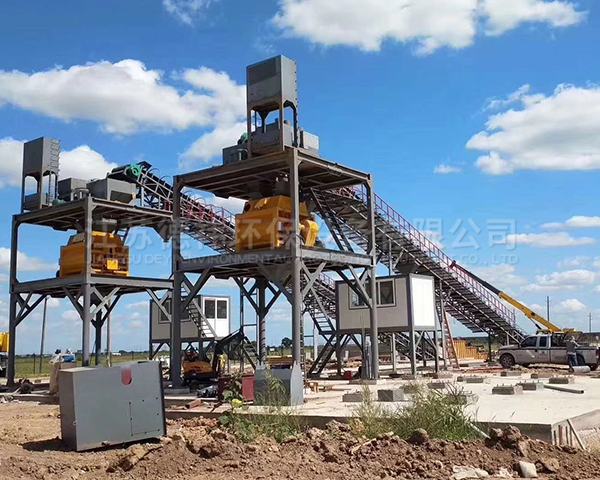 菲律宾建筑公司三筒烘干机